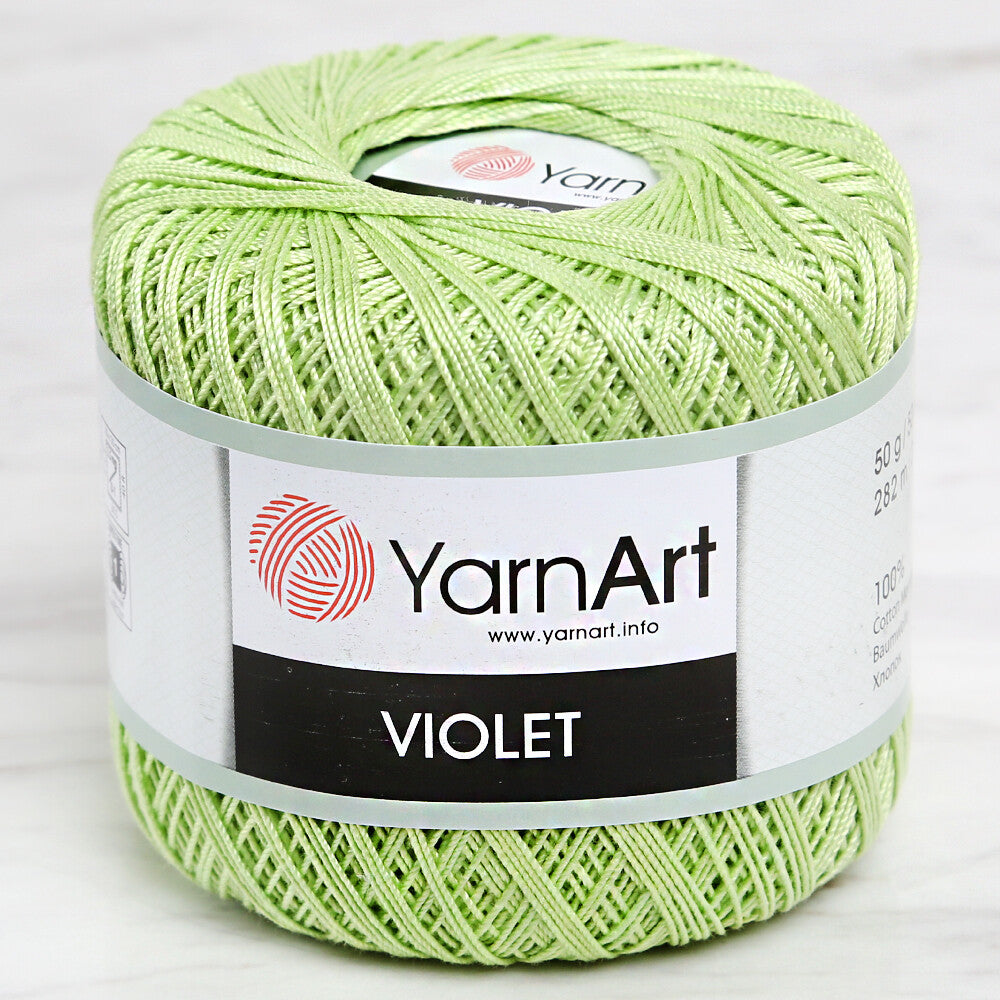 Yarnart Violet Yeşil Dantel İpi - 5352